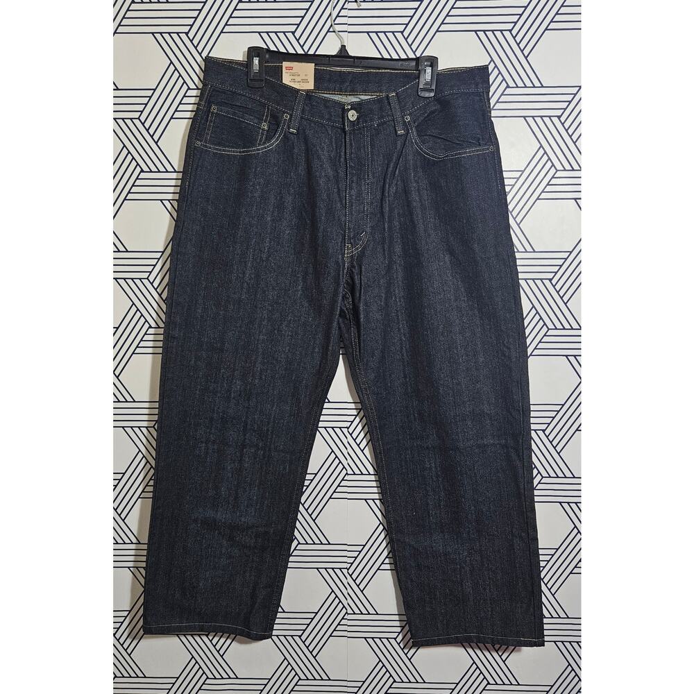 NWT Mens Levi 550 Dark Raw Wash Size 36